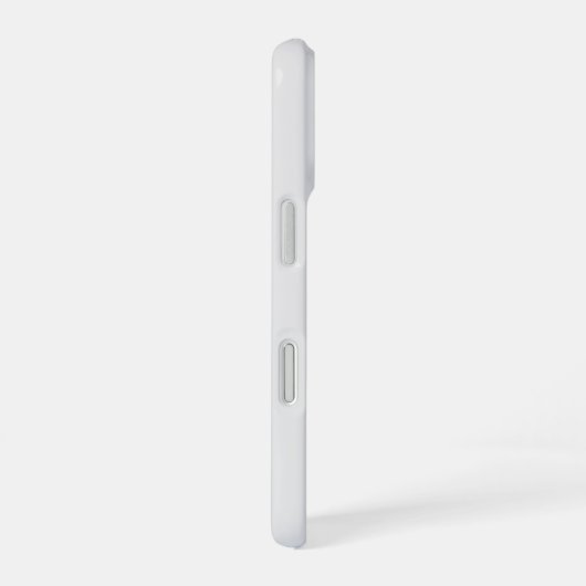 Coque iPhone 16 Monogramme Moderne Gris Clair Or Script (Côté droit)