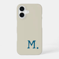 Monogramme moderne Remplacer initial Ajouter le vô