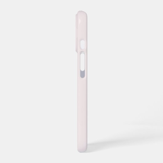 Coque iPhone 16 Monogramme Moderne Rose Doré Script (Côté gauche)