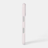 Coque iPhone 16 Monogramme Moderne Rose Doré Script (Côté droit)