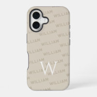 Monogramme motif Typographie moderne
