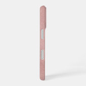 Coque iPhone 16 Monogramme Or Rose Luxe (Côté droit)