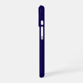 Coque iPhone 16 Monogramme Papillon bleu rose (Côté gauche)