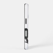 Coque iPhone 16 Monogramme pleine lune Faucon (Côté droit)