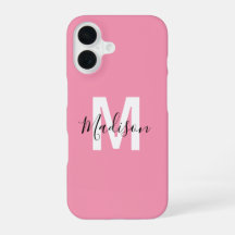 Monogramme Rose Personnalisé
