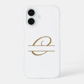 Coque iPhone 16 Monogrammes (Verso)