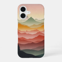Montagnes Brumeuses Rétro