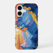 Coque iPhone 16 Montañas al amanecer con resplandor (Verso)