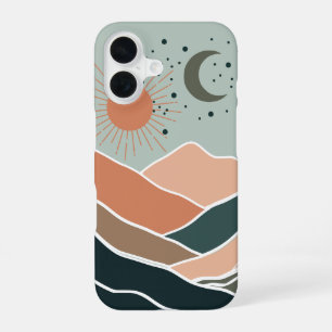 Coque iPhone 16 Monts Sun & Moon