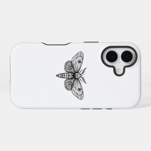 Coque iPhone 16 Moth (Verso Horizontal)