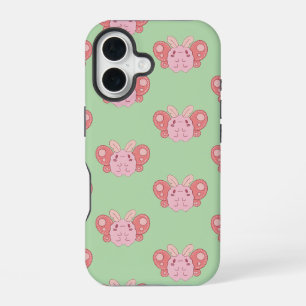 Coque iPhone 16 Moth Pêche guimauve