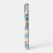 Coque iPhone 16 Motif à fleurs rétro (Côté gauche)