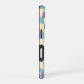 Coque iPhone 16 Motif à fleurs rétro (Côté droit)