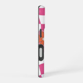 Coque iPhone 16 Motif à fleurs rétro (Côté droit)