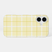 Coque iPhone 16 Motif à rayures verticales de couleur douce et des (Verso Horizontal)