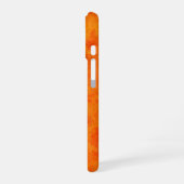 Coque iPhone 16 Motif Abstrait Orange (Côté gauche)