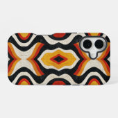 Coque iPhone 16 Motif aztèque coloré (Verso Horizontal)