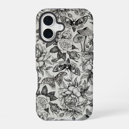 Coque iPhone 16 Motif botanique (Verso)