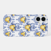 Coque iPhone 16 Motif Citron Méditerranéen  (Verso Horizontal)