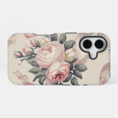 Coque iPhone 16 Motif Coquette Fleurs (Verso Horizontal)