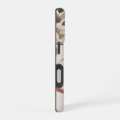 Coque iPhone 16 Motif Coquette Fleurs Tons Assourdis (Côté droit)