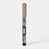 Coque iPhone 16 Motif Coquette Fleurs Tons Assourdis (Côté droit)