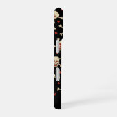 Coque iPhone 16 Motif crâne avec coeur (Côté droit)