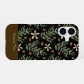 Coque iPhone 16 Motif d'arbre à café (Verso Horizontal)