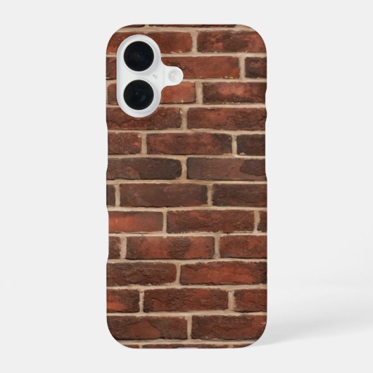 Coque iPhone 16 Motif de briques (Verso)