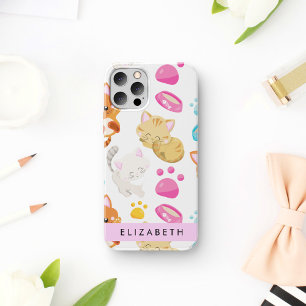 Coque iPhone 16 Motif De Chats, Chats Mignons, Kitty, Paws, Votre
