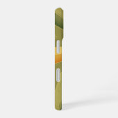 Coque iPhone 16 Motif de courgette allongée vintage (Côté droit)