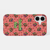 Coque iPhone 16 Motif de dessin de pastèque (Verso Horizontal)