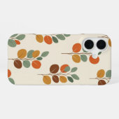 Coque iPhone 16 Motif de feuille d'eucalyptus vintage  (Verso Horizontal)