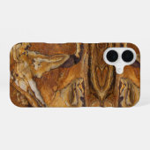 Coque iPhone 16 motif de grès (Verso Horizontal)