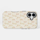 Coque iPhone 16 Motif de Noël romantique (Verso Horizontal)