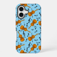 Motif de notes de musique violon