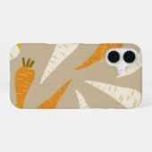 Coque iPhone 16 Motif de panais long vintage (Verso Horizontal)