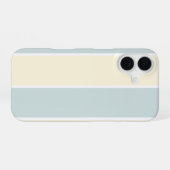 Coque iPhone 16 Motif de rayure verticale de couleur douce Design (Verso Horizontal)