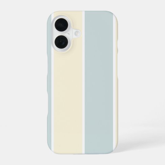 Coque iPhone 16 Motif de rayure verticale de couleur douce Design (Verso)