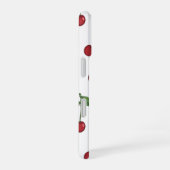 Coque iPhone 16 Motif de répétition de fruits de cerise (Côté droit)