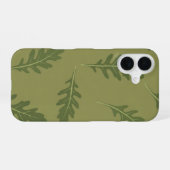 Coque iPhone 16 Motif de roquette vintage (Verso Horizontal)
