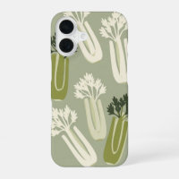 Motif de tige de céleri vintage