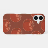 Coque iPhone 16 Motif de tomate entière vintage (Verso Horizontal)