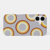 Coque iPhone 16 Motif de tranche d'oignon vintage (Verso Horizontal)