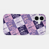 Coque iPhone 16 Motif de violoncelles colorés (Verso Horizontal)