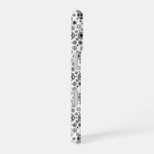 Coque iPhone 16 Motif décoratif arabesque noir blanc mignon (Côté droit)