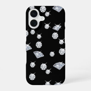 Coque iPhone 16 Motif Diamants Modernes
