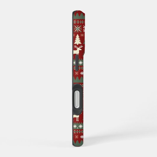 Coque iPhone 16 Motif doux de Noël moche (Côté droit)