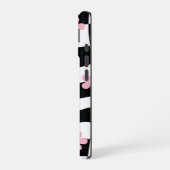 Coque iPhone 16 Motif Fleur Rétro (Côté gauche)