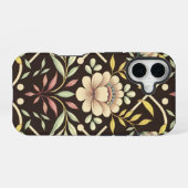Coque iPhone 16 Motif floral (Verso Horizontal)